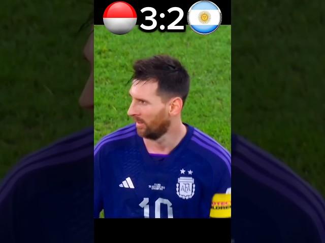 Indonesia VS Argentina Imajinary WC 2026 Highlights #shorts#messi#indonesia