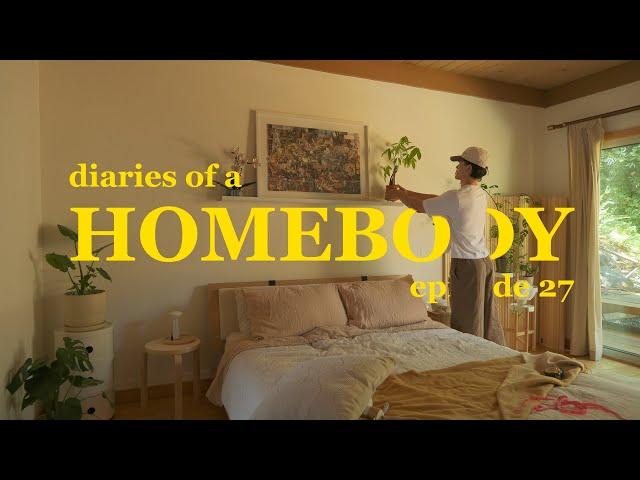 Homebody Diaries | cozy bedroom upgrades & my plant care routine