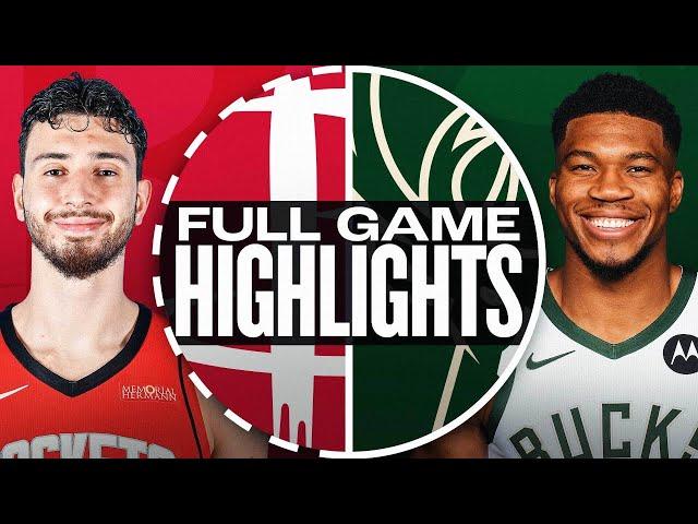 ROCKETS at BUCKS | FULL GAME HIGHLIGHTS | November 18, 2024