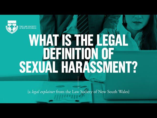 What is the legal definition of sexual harassment?