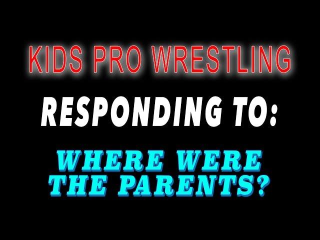 NWF Pro Wrestling: Those crazy kids! Where were the Parents? Kids Wrestling