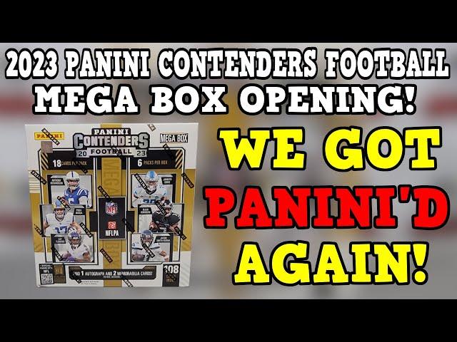 We Got PANINI'D Again! 2023 Panini Contenders Football Mega Box Unboxing and Review!
