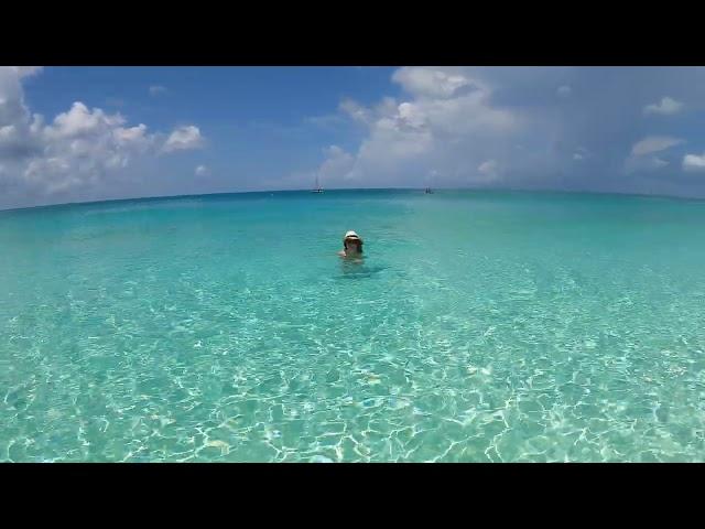 Ash relaxing in the water @Grace Bay Beach. Turks & Caicos