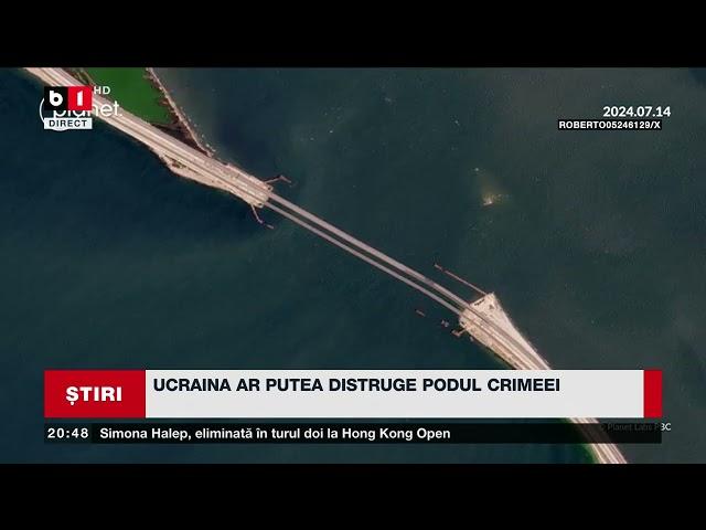 UCRAINA AR PUTEA DISTRUGE PODUL CRIMEEI. Știri B1TV_3 oct. 2024