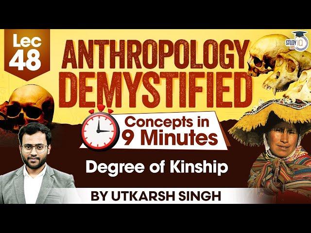 UPSC Mains 2025 | UPSC Anthropology Optional Lectures | Degree Of Kinship