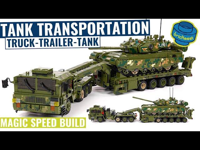 Tank Transportation - Truck, Trailer & Tank with interior - Panlos 688003 (Speed Build Review)