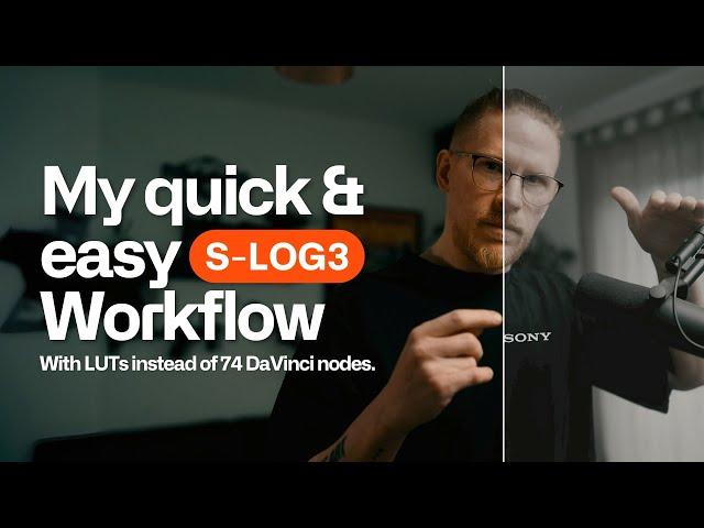 How I Color Grade & Monitor S-LOG3 (and shill my LUTs)