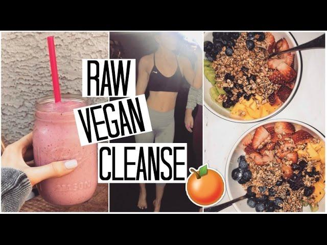 How to Cleanse & Detox your Body with a RAW VEGAN Diet | What I Eat in a Day #3