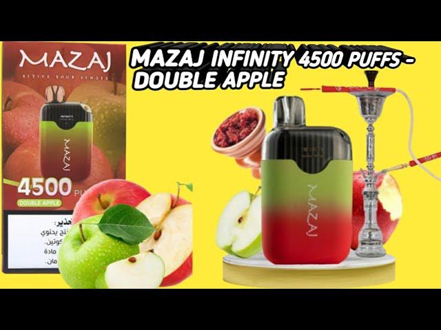 MAZAJ INFINITY 4500 PUFFS - DOUBLE APPLE /Be the first to review this product #mazaje /Mazaj Vape