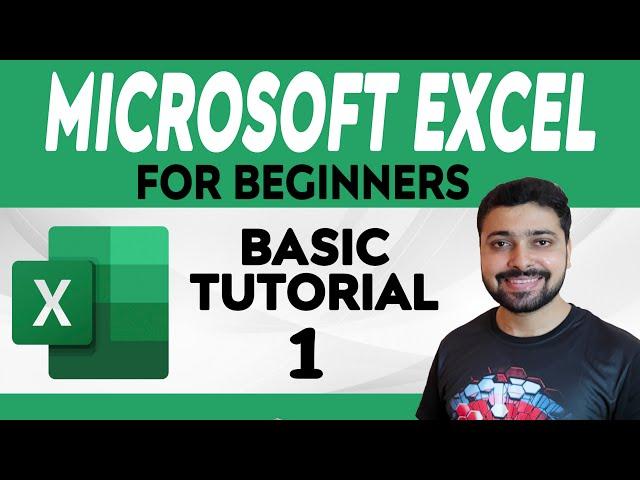 Microsoft Excel Tutorial for Beginners - FREE Online Excel Course | Excel Tutorial Part 1