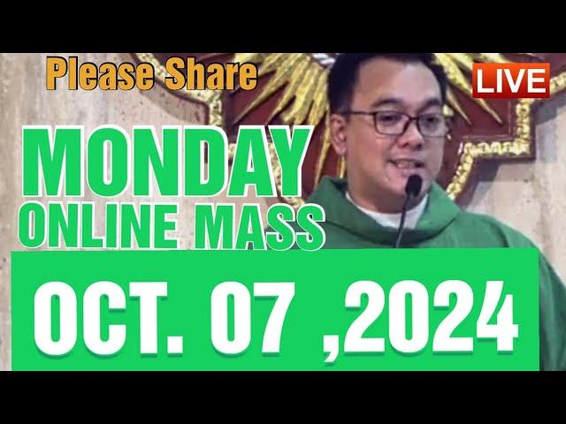 QUIAPO CHURCH LIVE MASS TODAY REV FR DOUGLAS BADONG OCTOBER 7,2024