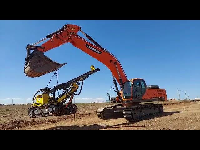 highly trained operator working in a quarry