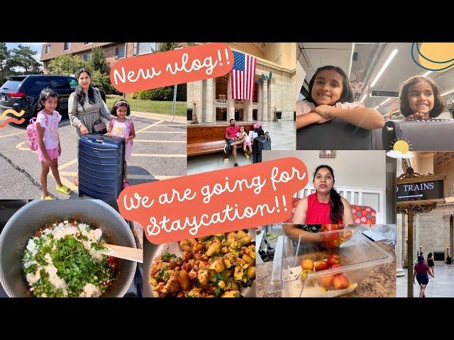 We are going for STAYCATIONMANAGING GROCERY& Meal Preps,Indian Mom Daily Routine in USA,Travelvlog