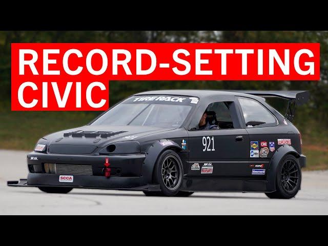 The Fastest FWD Car Ever at NCM | 1999 Turbo K-Powered Honda Civic