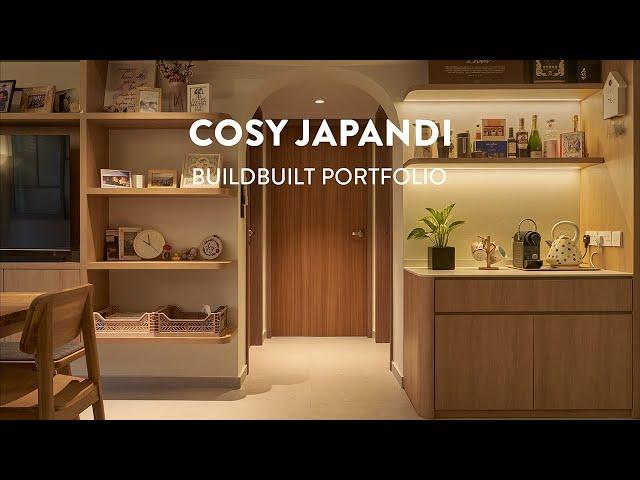 Cosy Japandi Home with an Open Shelf Feature Wall | BuildBuilt Portfolio