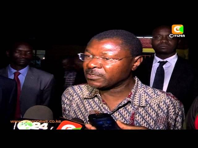 Wetangula Survives A Gun Attack