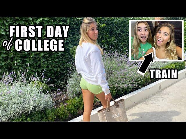 GRWM For My First Day Of College, I was so nervous! | Rosie McClelland
