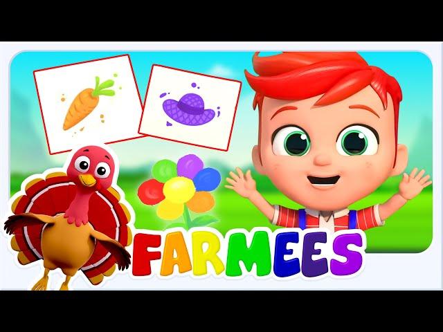 Let's Learn the Colors with Fun Farmees Baby Song