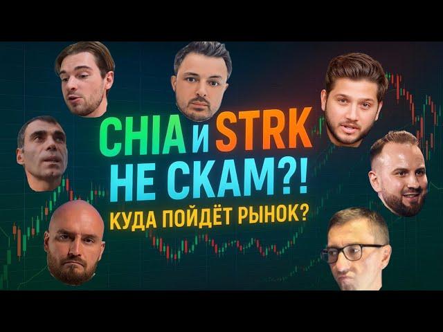 CHIA и STRK - НЕ СКАМ?! КУДА ПОЙДЕТ РЫНОК?    КРАТКО! Слезы Сатоши, Pifagor, 80/20, Юра Франциско