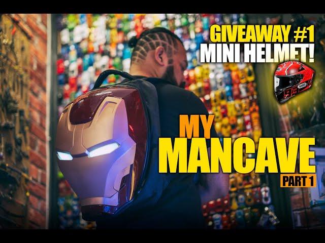 MY MANCAVE :: PART 1 :: MOTOCAVE TOUR :: 1ST GIVEAWAY!