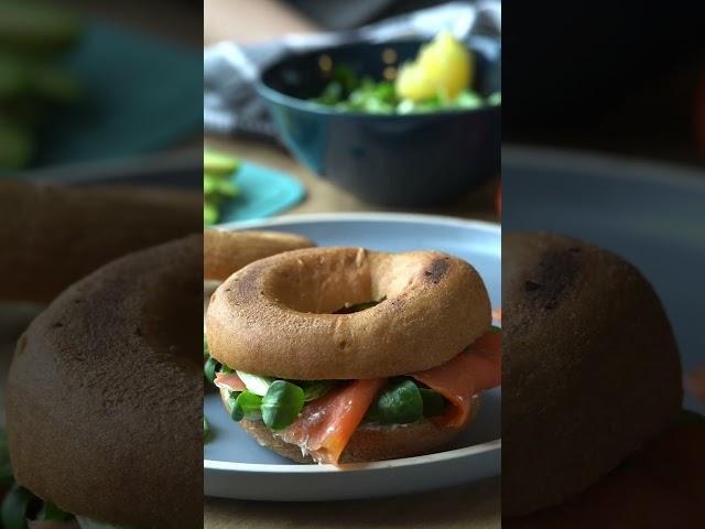 Бутерброд из Сёмги простой и вкусный Завтрак. Sandwich from Salmon simple and tasty Breakfast.