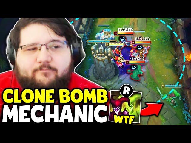 PINK WARD PULLS OFF THE PERFECT SHACO CLONE BOMB!! (500 IQ MECHANICS)