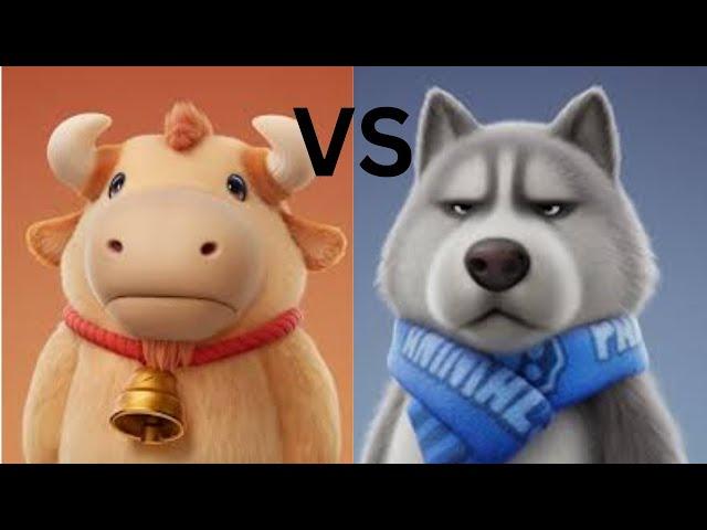 1v1 on Xbox! Cow VS Wolf! Party Animals! Gator Valley!