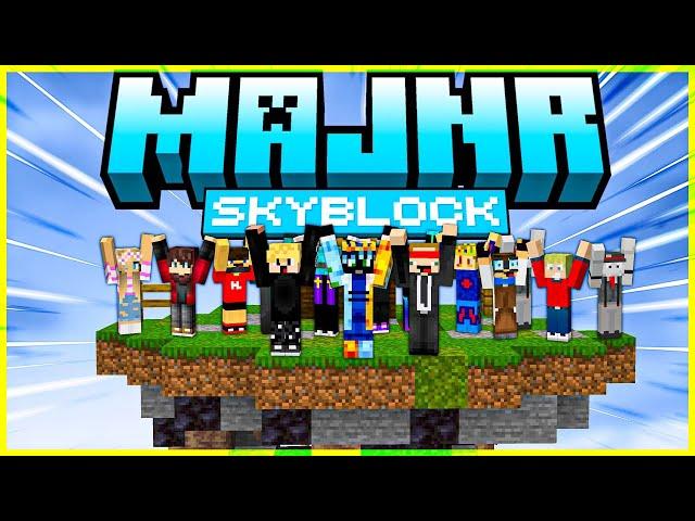 MAJNR ALE JE TO SKYBLOCK #1 [MarweX&@GEJMR&@Mesiac&@JakubDestro&@Kelohap&@Morryeej&@MegaSkuci&další]