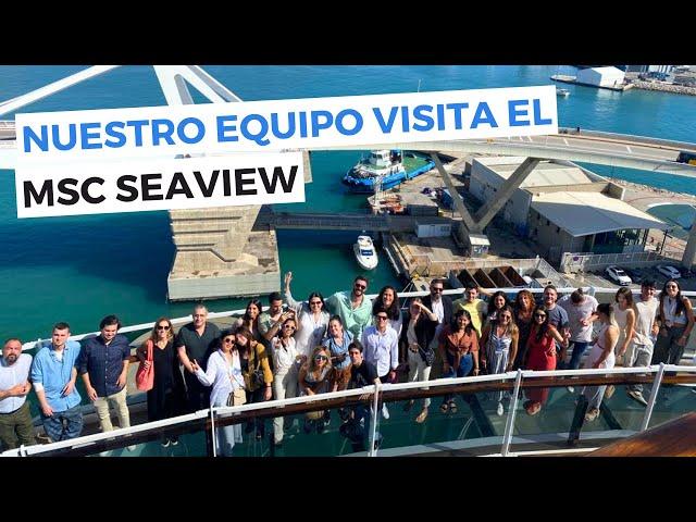 ¡El equipo de SoloCruceros.com sube a bordo de MSC Seaview! ¿Nos acompañas?