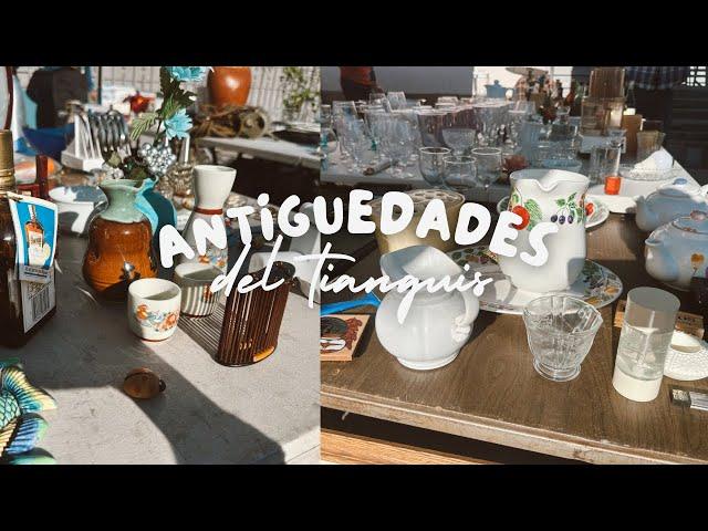 Fui a mi puesto favorito de decoración vintage en el tianguis 