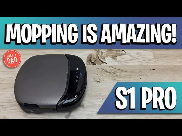 NEW! Eufy S1 Pro Robot Vacuum & Mop is Amazing, Watch it Mop up Muddy Dog Paw Prints