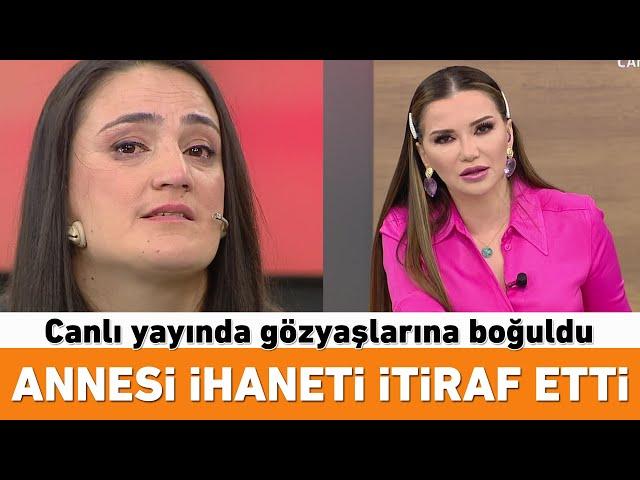 Annesi ihaneti itiraf etti! Canlı yayında gözyaşlarına boğuldu