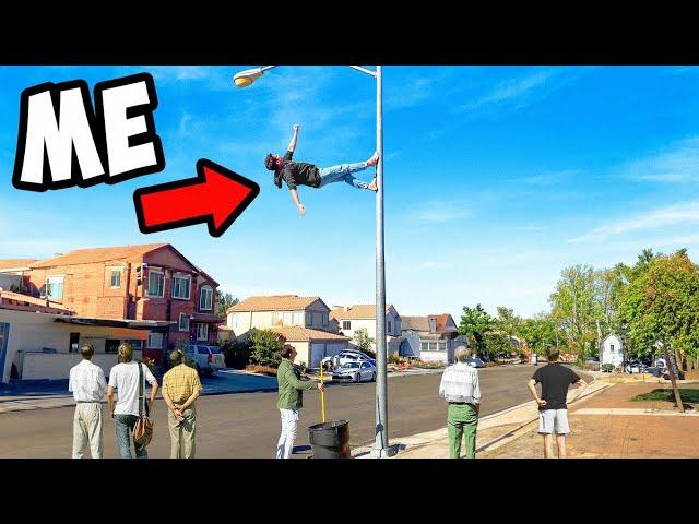 WALKING ON A STREET LIGHT