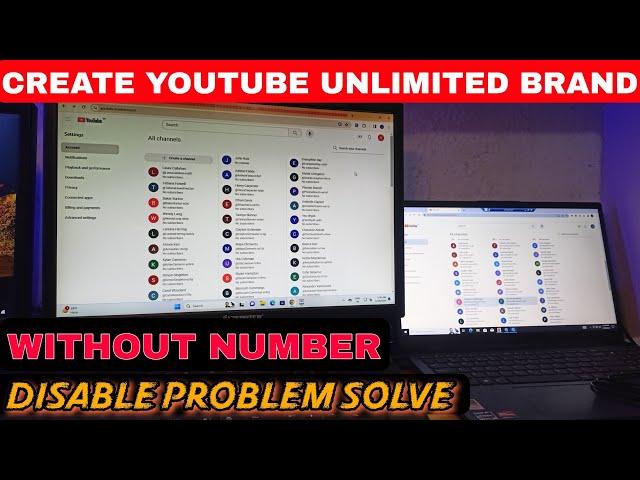 how to create youtube brand account without number  How to Create Unlimited YouTube Brand Accounts