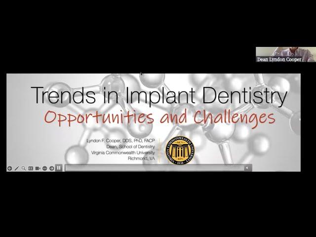 Trends in Implant Dentistry  - Dr Lyndon Cooper