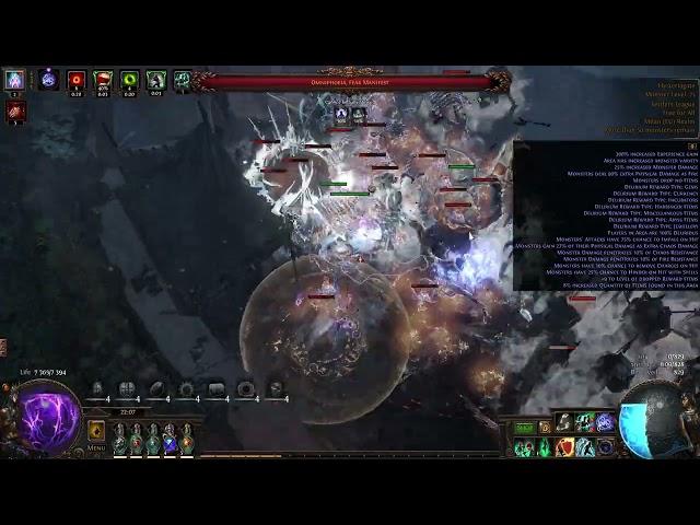 [PoE 3.25] Maw Ignite Ele Simulacrum Wave 15