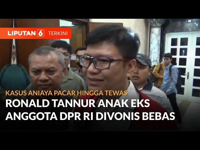 Ronald Tannur Divonis Bebas di Kasus Penganiayaan Kekasihnya hingga Tewas | Liputan 6