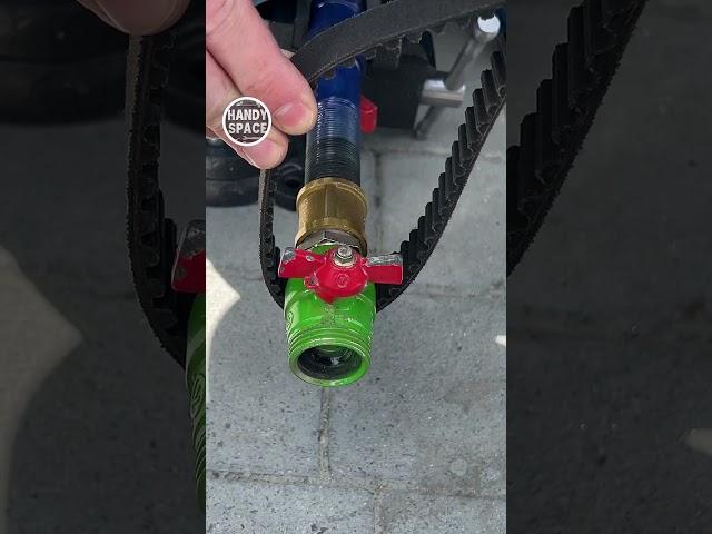 Plumbers, Take Note! A Trick with a Car Engine Belt! #tricks