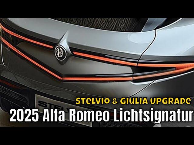 Teaser: Neue Lichtsignatur für Alfa Romeo Stelvio & Giulia