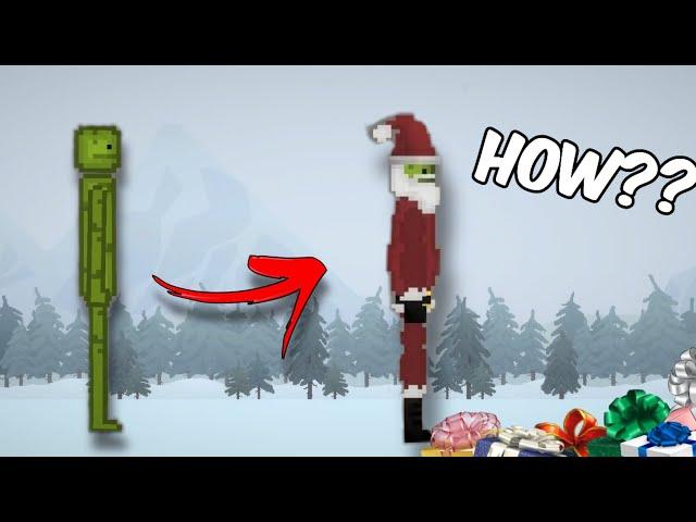 How to MAKE SANTA??? | Melon Playground