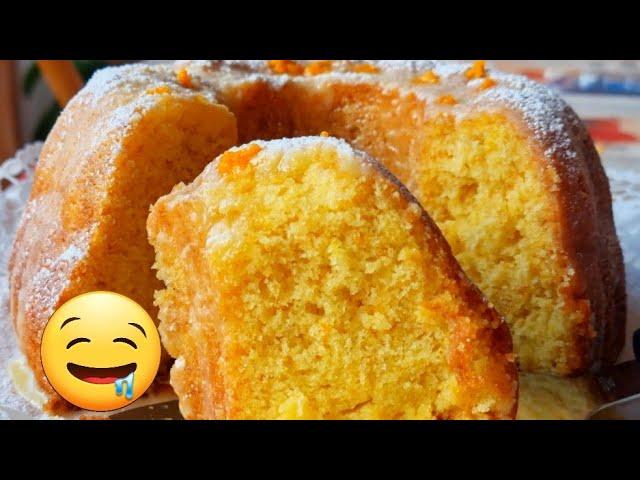 THE CAKE IN 5 MINUTES TALLEST, RICH, EASY AND SPONGY ⭐️ RECIPE ⭐️ WITH A LOT OF ORANGE 