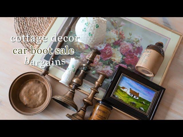 Thrifting Treasures at Dublin & Kildare Car Boot Sales | Cottagecore & Cottage Decor Finds 