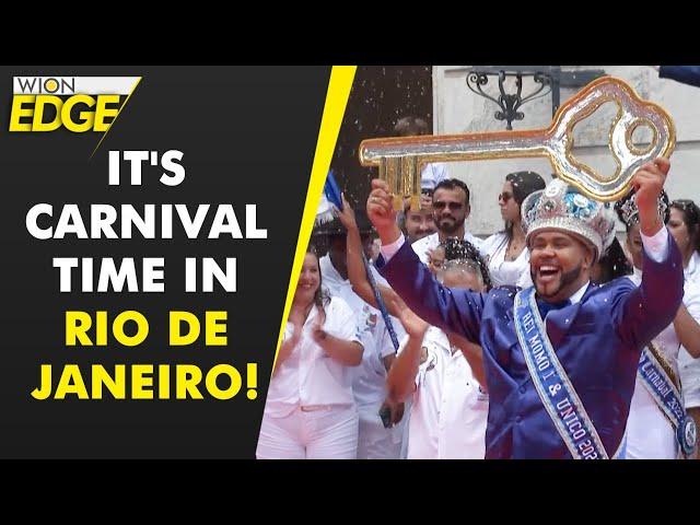 Carnival kicks off in Rio de Janeiro, mayor hands over city keys to King Momo | WION EDGE