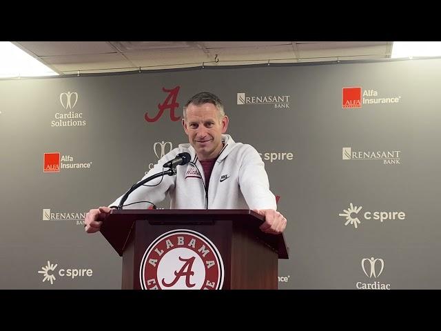 Alabama Basketball Coach Nate Oats Press Conference pre-North Carolina Game