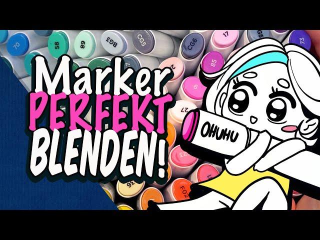 Alkohol Marker Perfekter Blend  OHNE Brush Spitze