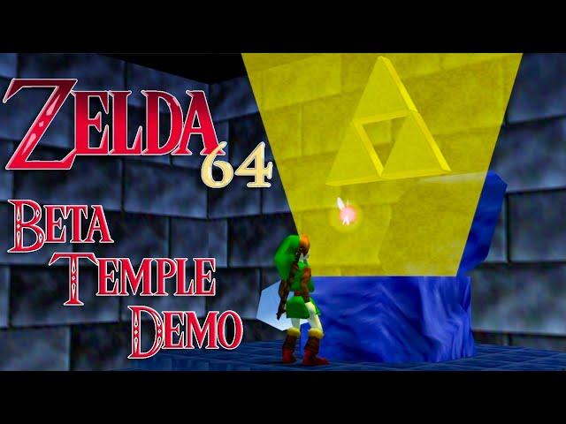 Zelda64: Beta 1996 Temple Demo; Ocarina of Time Romhack/Mod