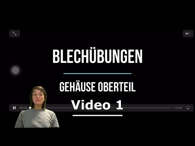 DGS: Inventor Blechbearbeitung: Video 1(3) Gehäuse_Oberteil