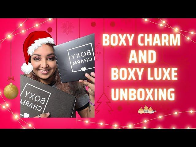 BASE BOX AND BOXY LUXE UNBOXING | DECEMBER 2022 | PR