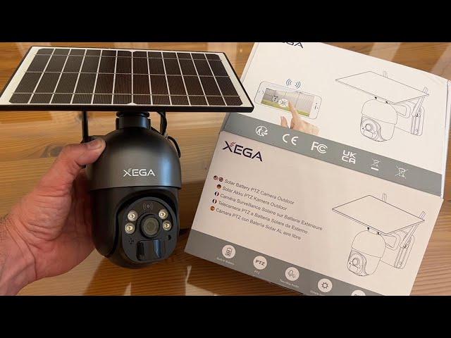XEGA 4G LTE Cellular Security Camera Solar-Powered Outdoor Camera