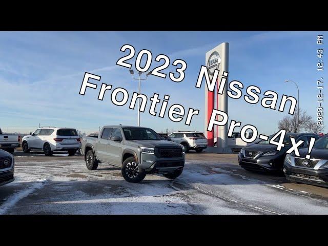 2023 Nissan Frontier Pro-4x Lux Pkg!